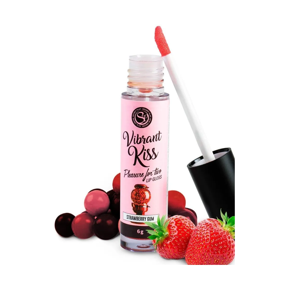 Vibrant Kiss Gloss "Goma de mascar sabor fresa - 6 gr"