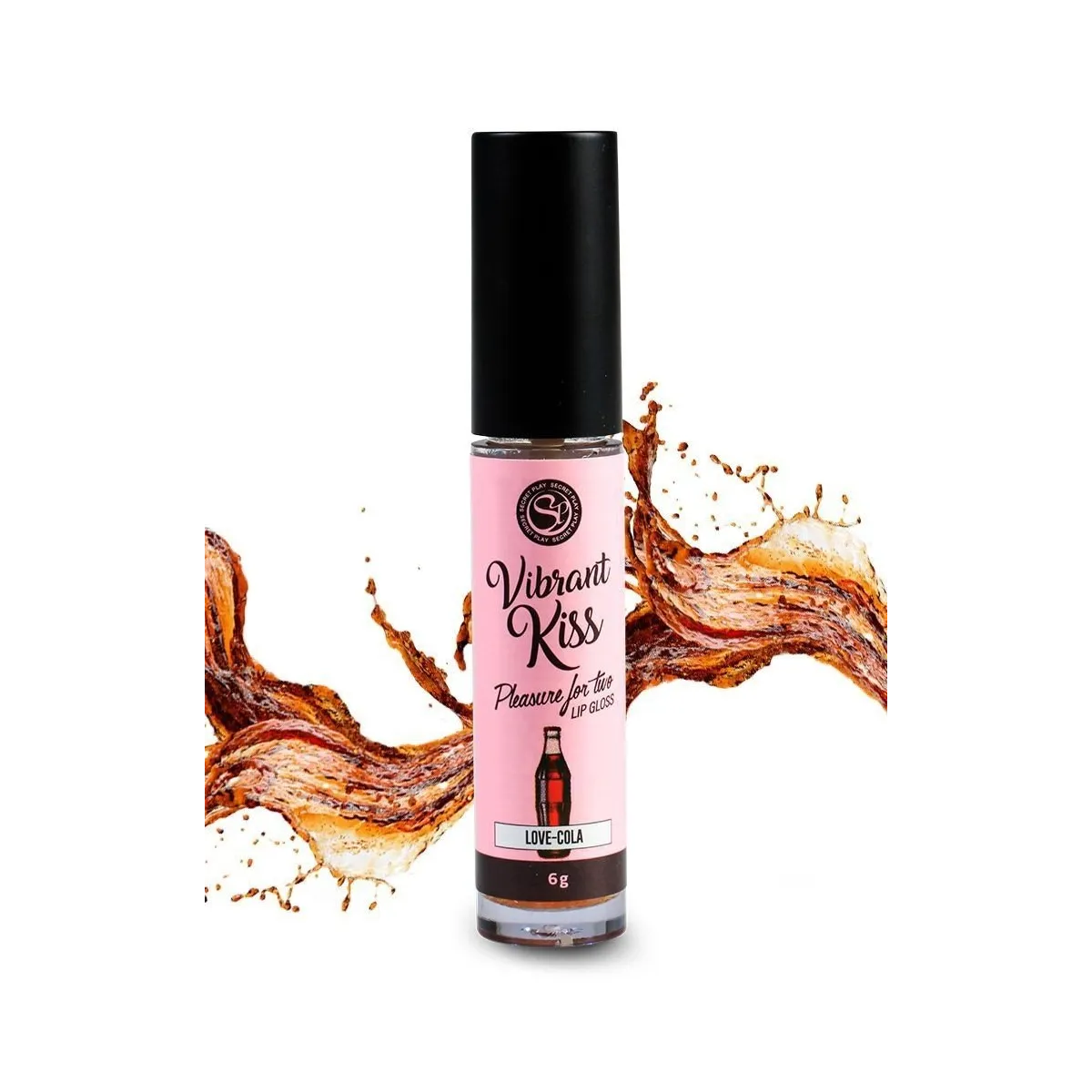 Gloss Vibrante Beijo" Sabor Cola - 6 Gr"