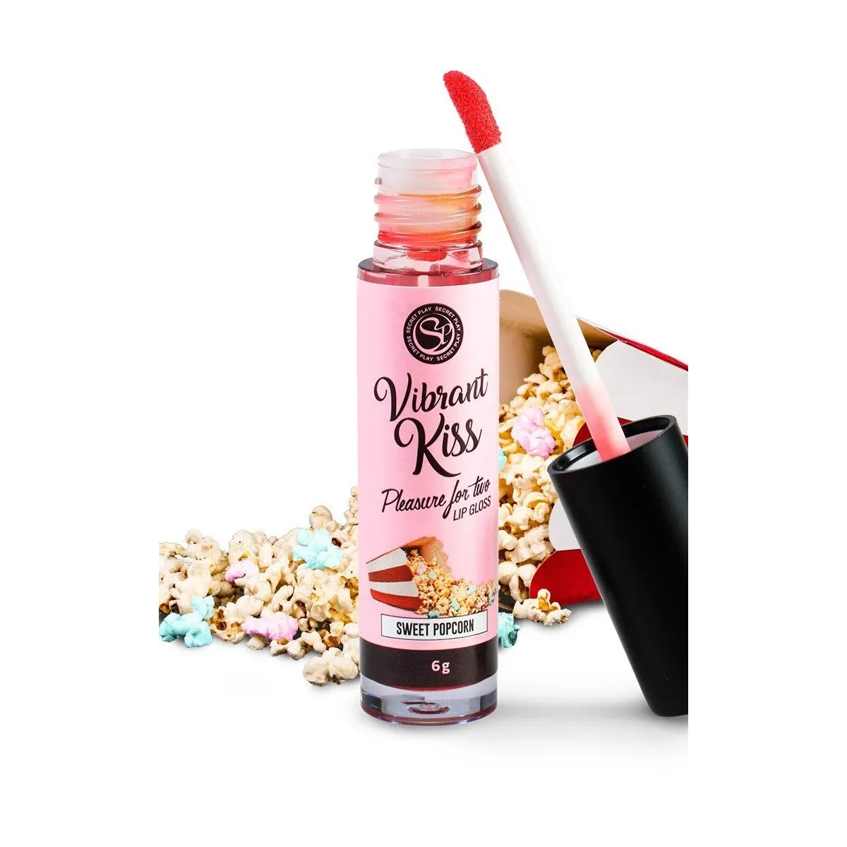 Gloss Vibrant Kiss" Popcorn Flavor - 6 Gr"