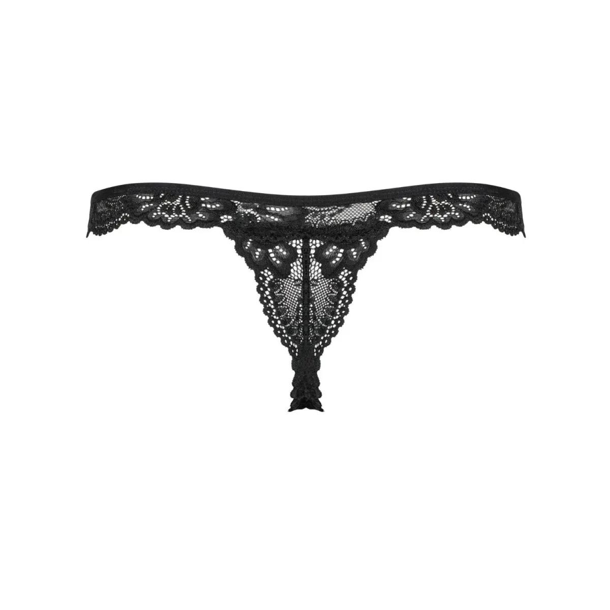 String noir dentelle 810-THO-1 Obsessive