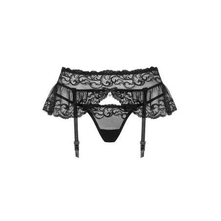830-Gar-1 Gar-1 Garter Belt - Preto