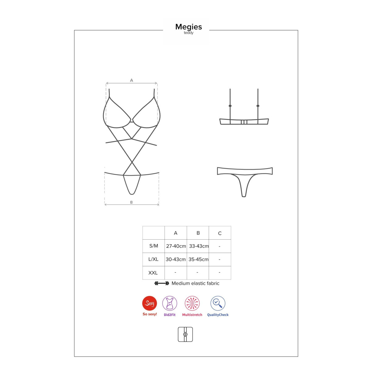 Corpo de Megies - Preto & Vermelho