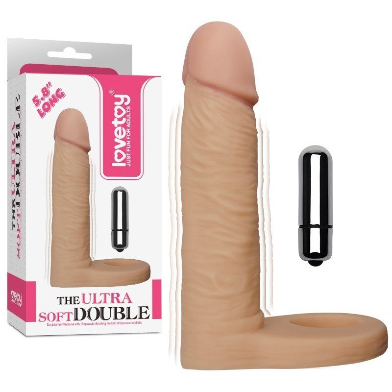 Vibromasseur Réaliste Spécial Double Pénétration Ø 3,1 Cm