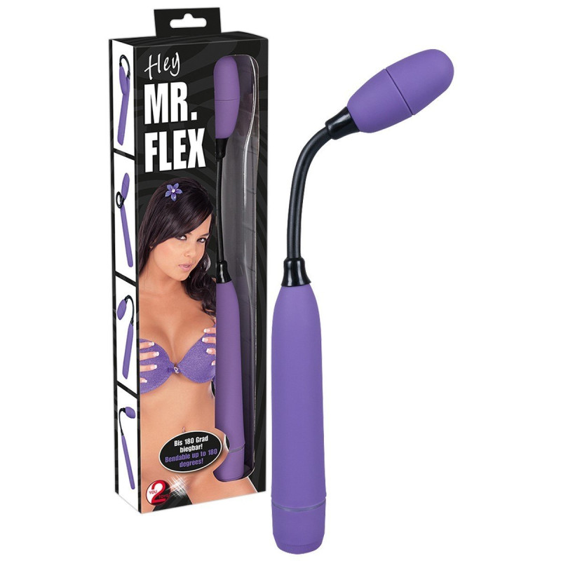 Estimulador vibrador flexível Sr. Flex - 27 cm