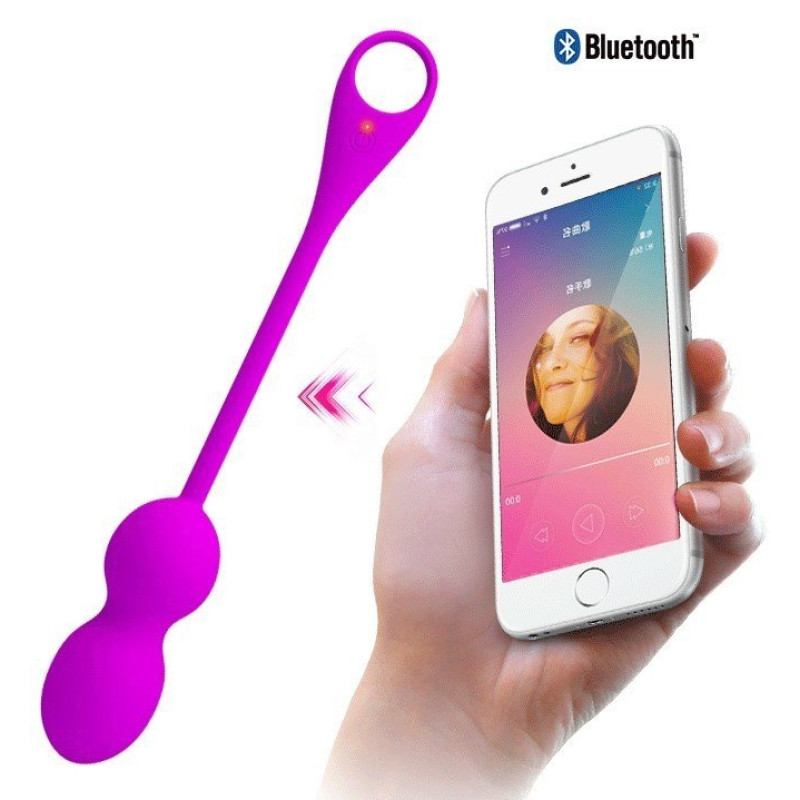 Boules Rechargeables Elvira Connectées Pourpre