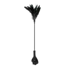 Cravache Feathers Tapette Black