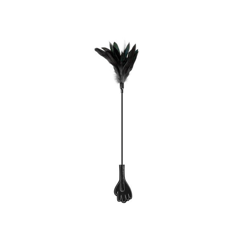Cravache Plumes Tapette Black  