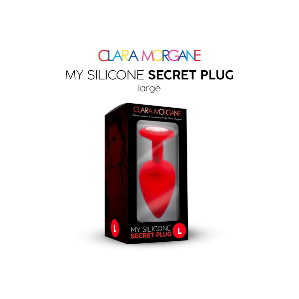 My Silicone Secret Plug LARGE RED