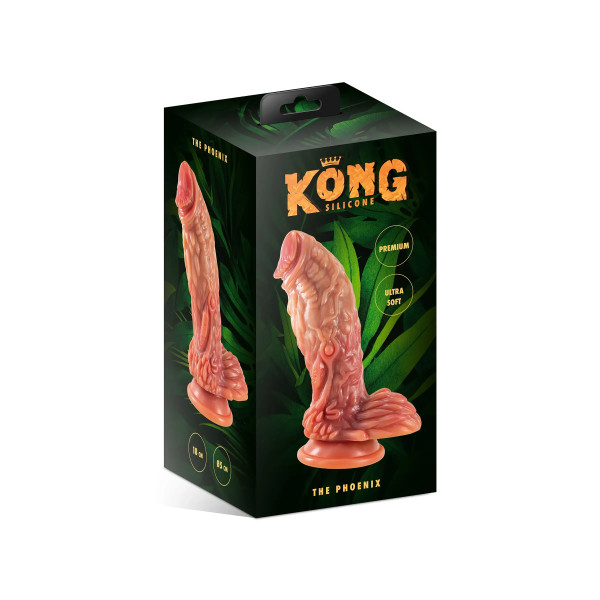 Gode The Phoenix Kong Silicone (Taille : T.U)