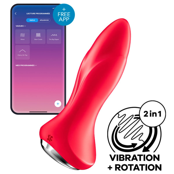 Satisfyer Rotator Plug 1 Red