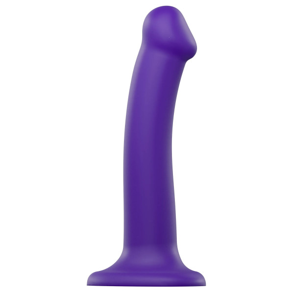 Dildo Dual Density Semi-Realiste Bendable Violet - M