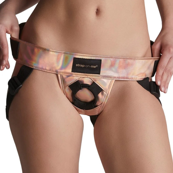 HARNAIS SIMILI CURIOUS - HOLOGRAPHIC ROSE GOLD -