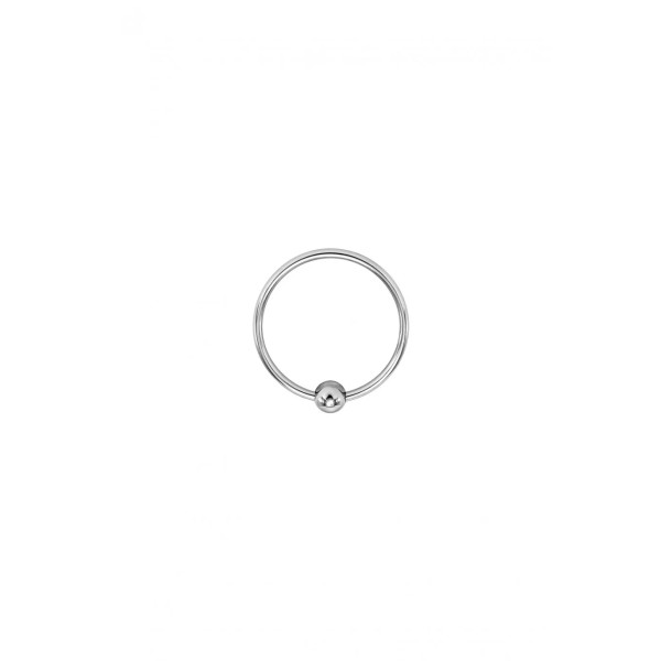 Single Torc, Anneau De Gland Avec Boule En Métal 2,7Cm (Taille : T1)