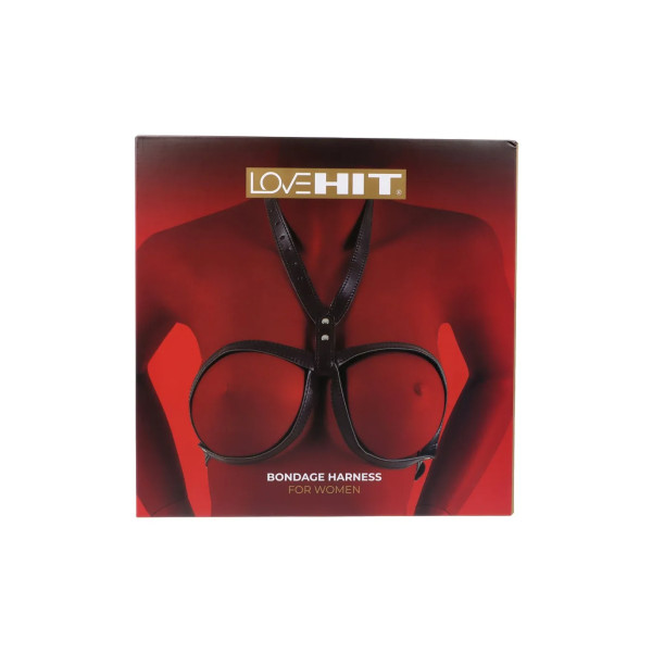 Harnais De Poitrine Pour Femme En Cuir Vegan (Taille : T.U)