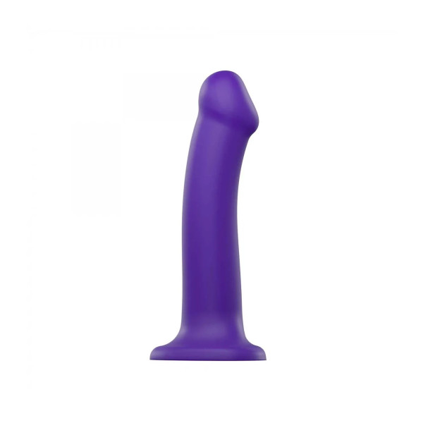 Dildo Dual Density Semi-Realiste Bendable Violet - L