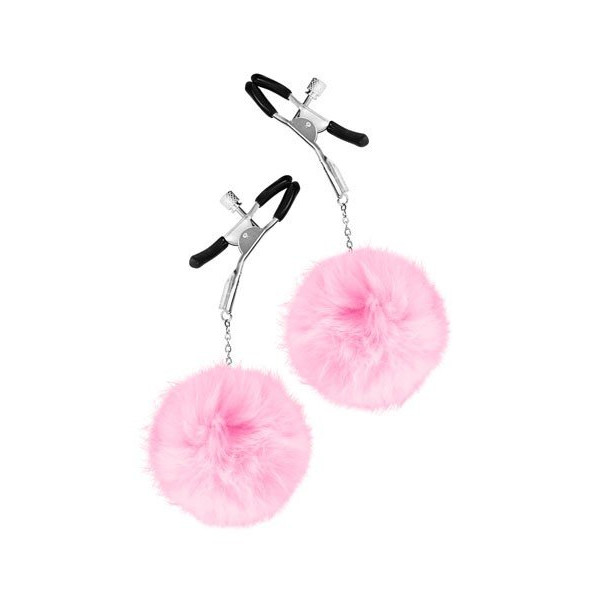 Definir 2 clipes de peito rosa