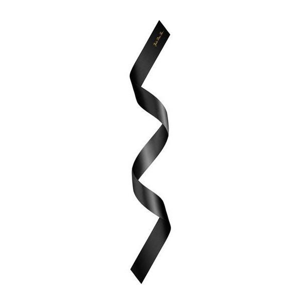 Headband Black Satin Sweet Caress