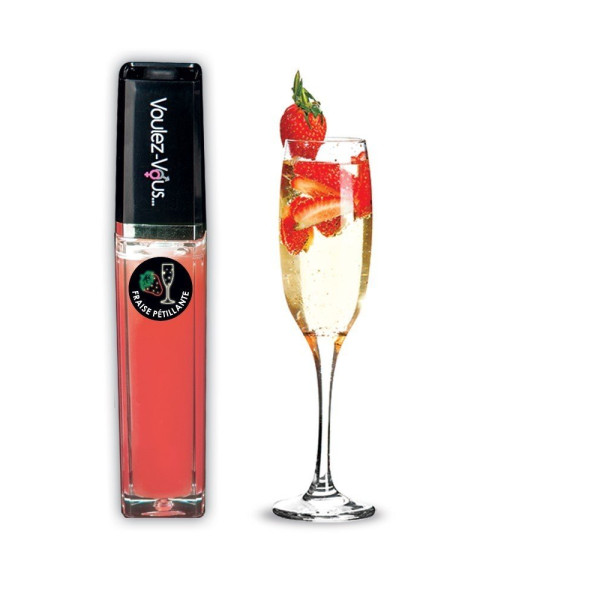 Brillo Luminoso Con Efecto Frío Caliente Vino Espumoso Fresa - 10 Ml